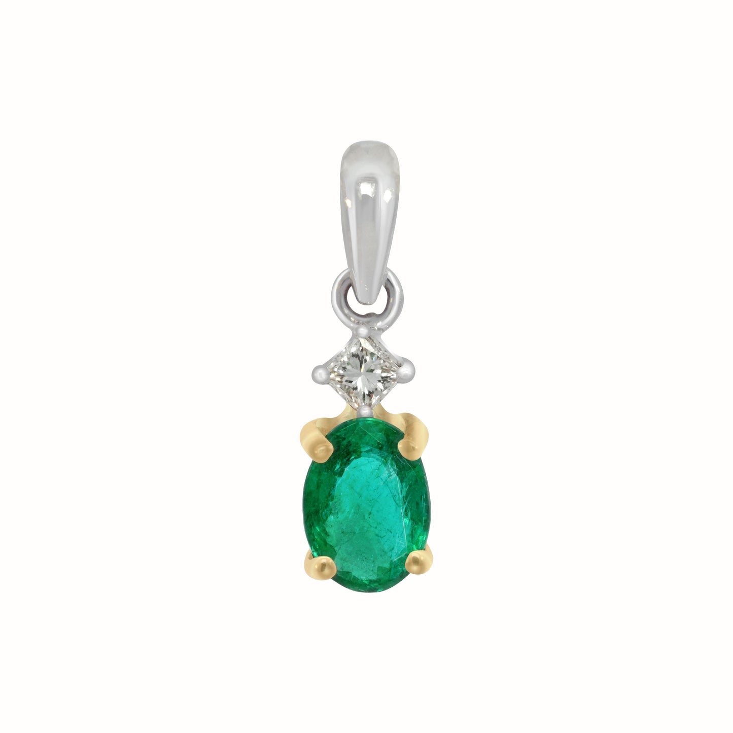 18K GOLD RADIANCE EMERALD PENDANT