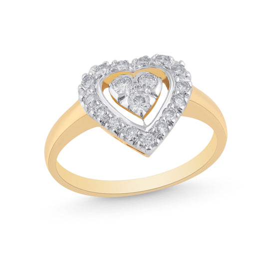 14K GOLDEN EPOCH DIAMOND RING