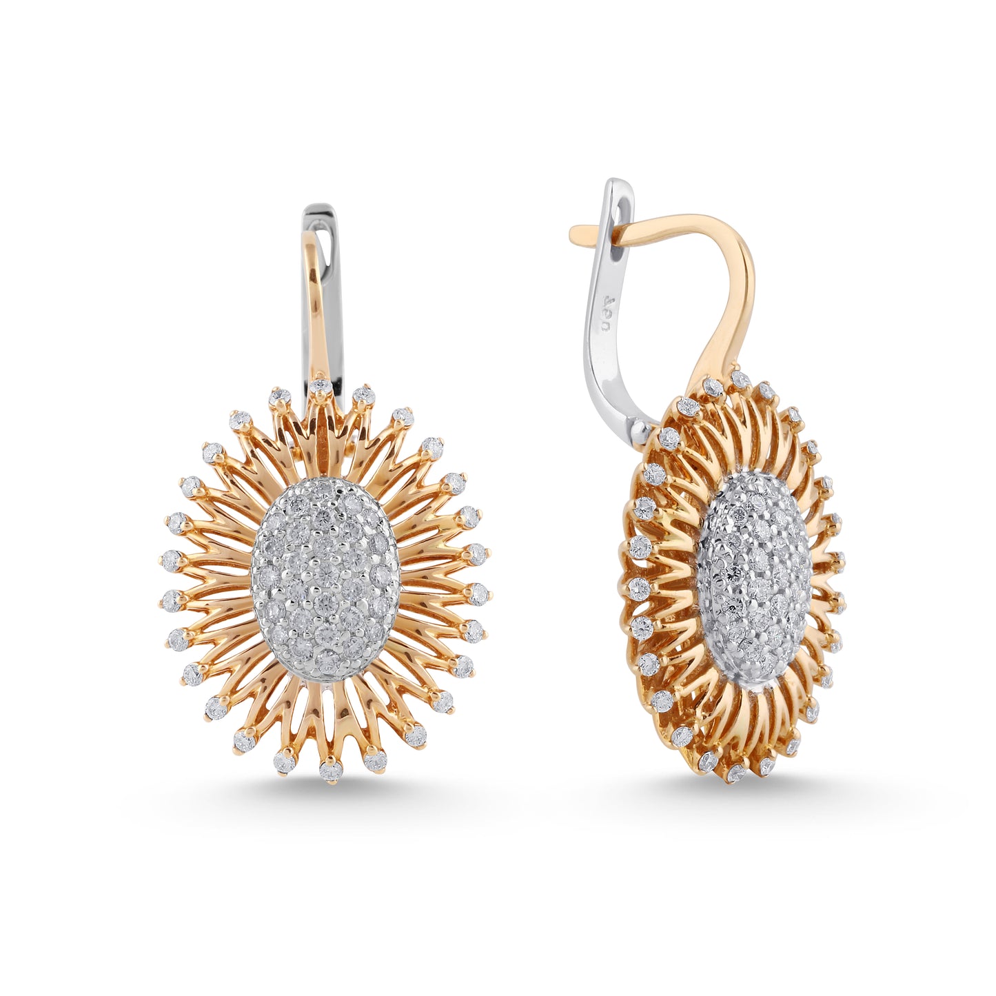 18K GOLDEN GLOW DIAMOND EARRINGS